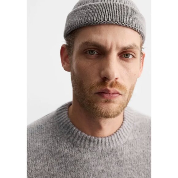 NEW! Zara | Men's Wool-Blend Crew Neck Sweater In Orange - Picture 10 of 10